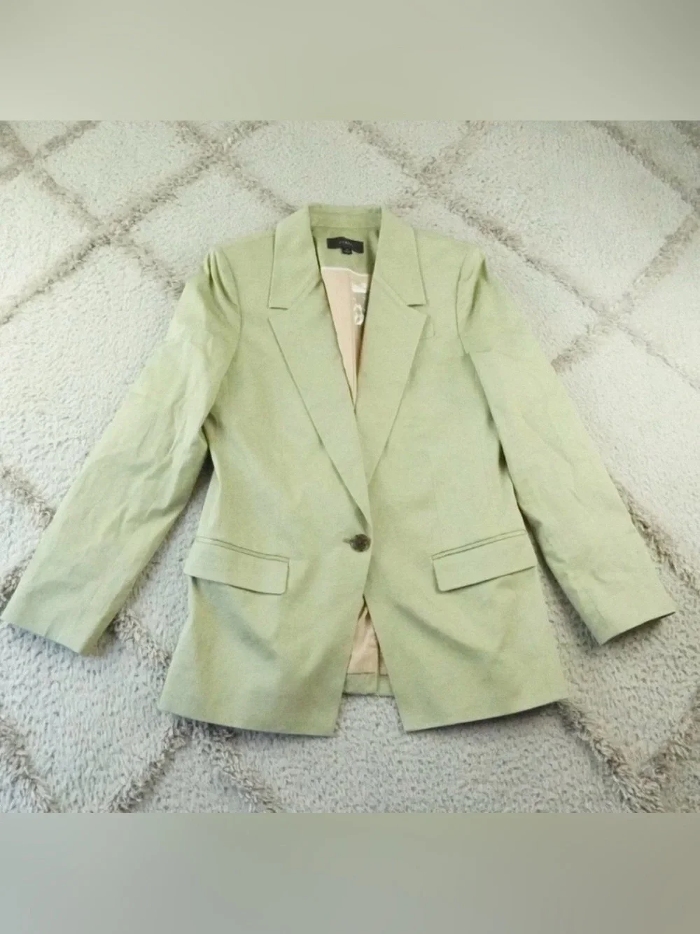 J.Crew Willa Blazer Womens 4 in lightweight Chino Pistachio Green Single Button
